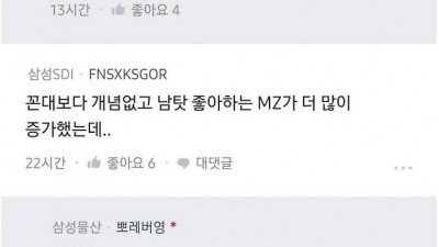 삼성 직원이 느끼는 요즘의 삼성