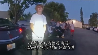 미국경찰에게 대든 미국의 촉법소년.jpg