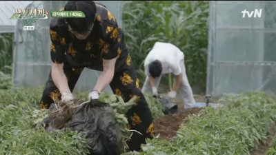 감자밭에 감자캐러가는 차승원 패션