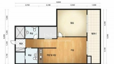 화장실 2개라는 15평 힐스테이트