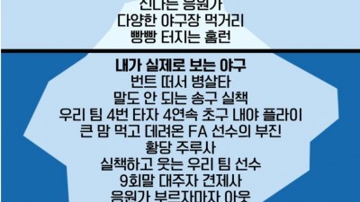 친구야 그건 야구의 일각이란다