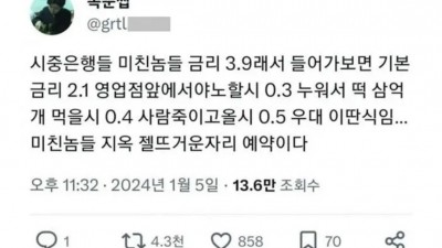 요즘 은행 적금 금리 특