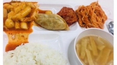 영양사가 없는 것 같은 구내 식당 메뉴