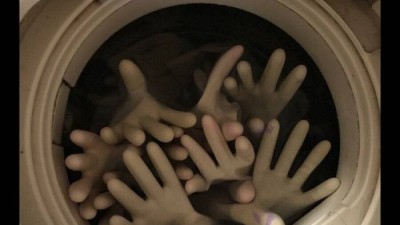 장갑 세탁의 결과