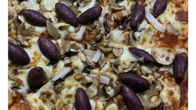 피자집 리뷰에 올라온 신개념 고구마 피자 사진