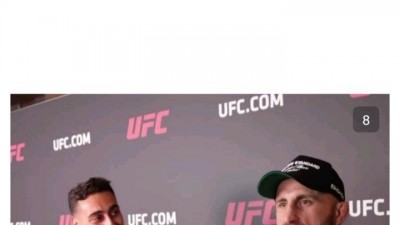 기자한테 급정색하며 화내는 전 UFC 챔피언 볼카노프스키