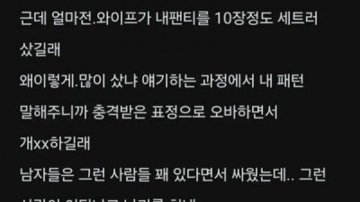 와이프가 팬티 많이 사서 화난 공무원.jpg