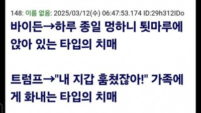 일본사람의 바이든 트럼프 평가