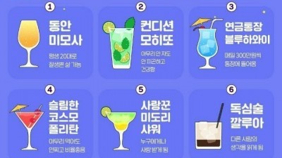 마법의 칵테일! 딱 하나만 고른다면?