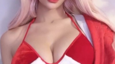 빛베리 메리 크리스마스 산타 비키니