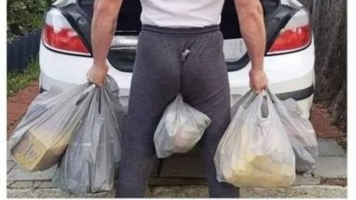 쇼핑백은 한번에 옮겨야지