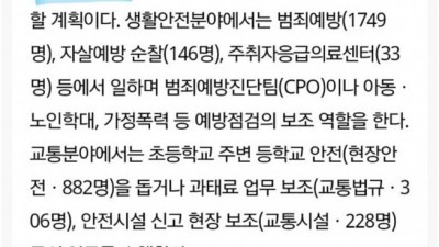 여경이 늘고 공익이 범인잡는세상