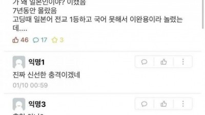 숨겨왔더 나의... 국적