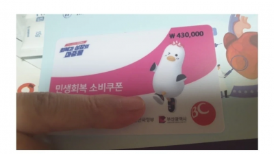 선 넘은 민생지원금 카드 ㄷㄷㄷ