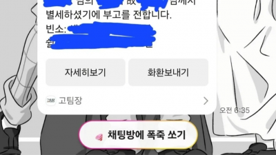 카카오톡 핵 발사 버튼