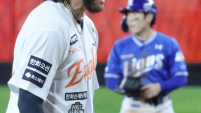 만삭 아내 직관 한화 폰세 타구 맞고도 5이닝 9K 역투 KS가 보인다