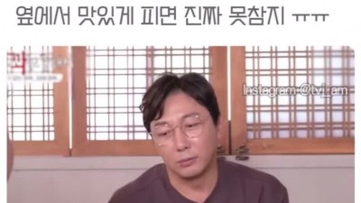 &lt;img src=/img/hit_icon.png class=hit_icon alt=HIT인기&gt;          		          		  재훈이 5년 끊었던 담배 다시 피게된 이유