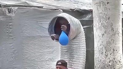 마른하늘에 물벼락