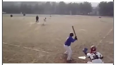 사회인 야구 슬라이딩