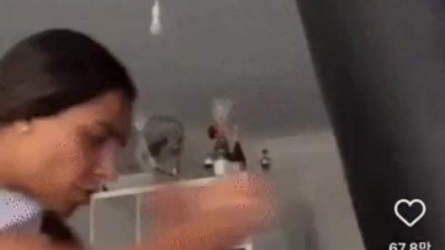 와이프가 운동을 시작했다