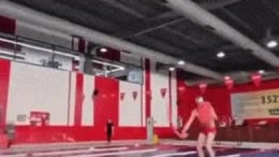 살벌한 수영훈련