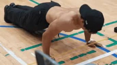 전국 푸쉬업 1등 고등학생