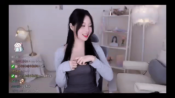 요즘핫한한갱이브라끈튕기기