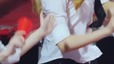 조예린 치어리더 흰셔츠 출렁이는 가슴 바운스