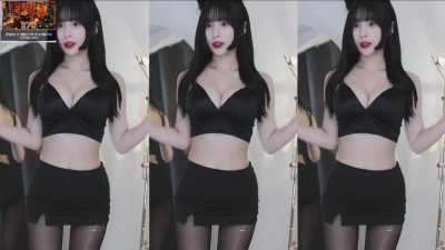 검정 브라렛 가슴골 검스 하루짱] 몸매