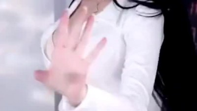 흰셔츠 단추 다 풀어헤친 오피스룩 한갱] 누드톤 끈브라 가슴골