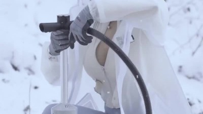 꽃빵 한겨울 캠핑 브이로그 레깅스 몸매