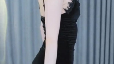 (약후) 문월] 십자가 달린 검정 레이스 슬립 밑캠 검스 가터벨트