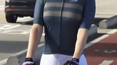 17)) 최설화 레전드 자전거 움찔움찔~