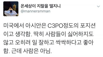 미국에서 아시안의 위치