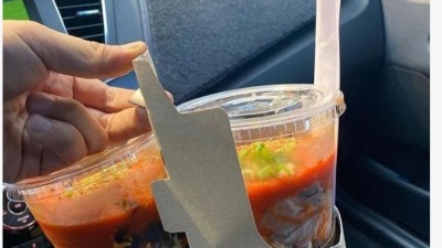 요즘 테이크 아웃 물회
