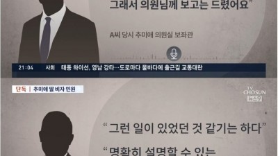  대사관에 딸 비자 청탁