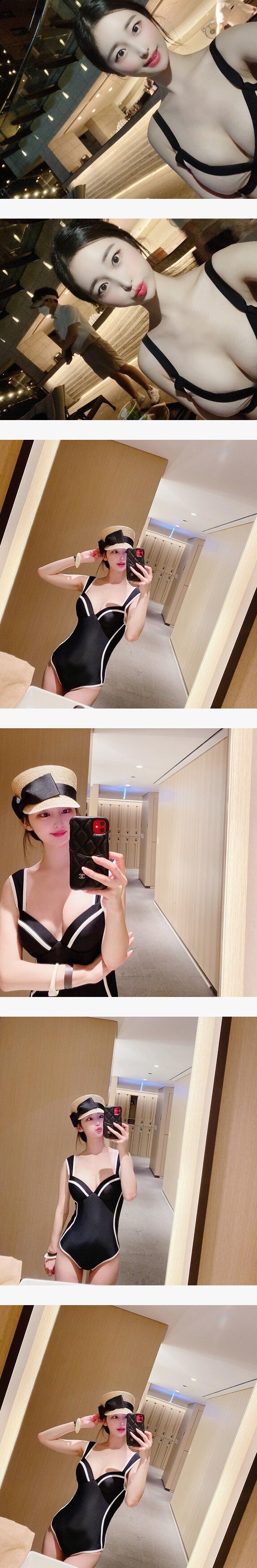호캉스 인증녀