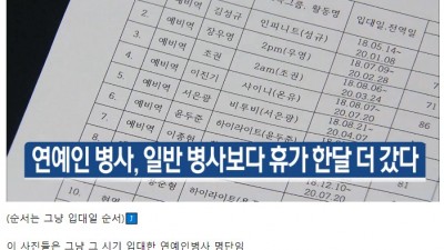  연예병사가 또