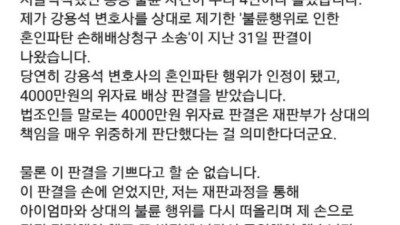  도도맘 전 남편 SNS