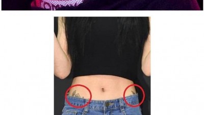  얘쁜 문신 위치