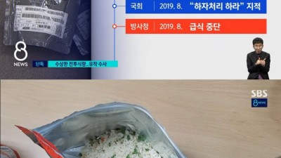  불량 전투식량 납품 개입