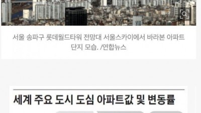  서울 도심 집값 상황