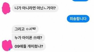  요즘 초딩들의 아이폰 부심