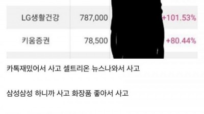  주식 모르는 와이프의 수익률