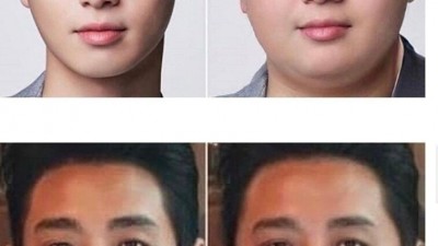  남자 배우 살찐 모습