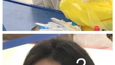  코로나 검사 받다가 화제 된 대륙녀