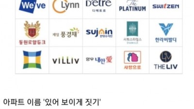  한국의 이상한 네이밍 문화