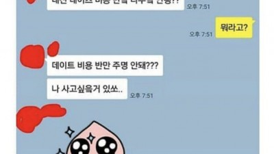  신개념 데이트 비용