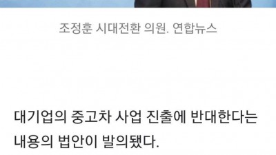  영세업자들을 위한 법안이라네요