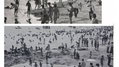  한강 모래사장 있던 시절